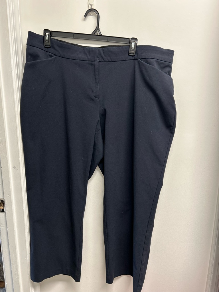 Croft & Barrow Navy Straight-Leg Women's Pants